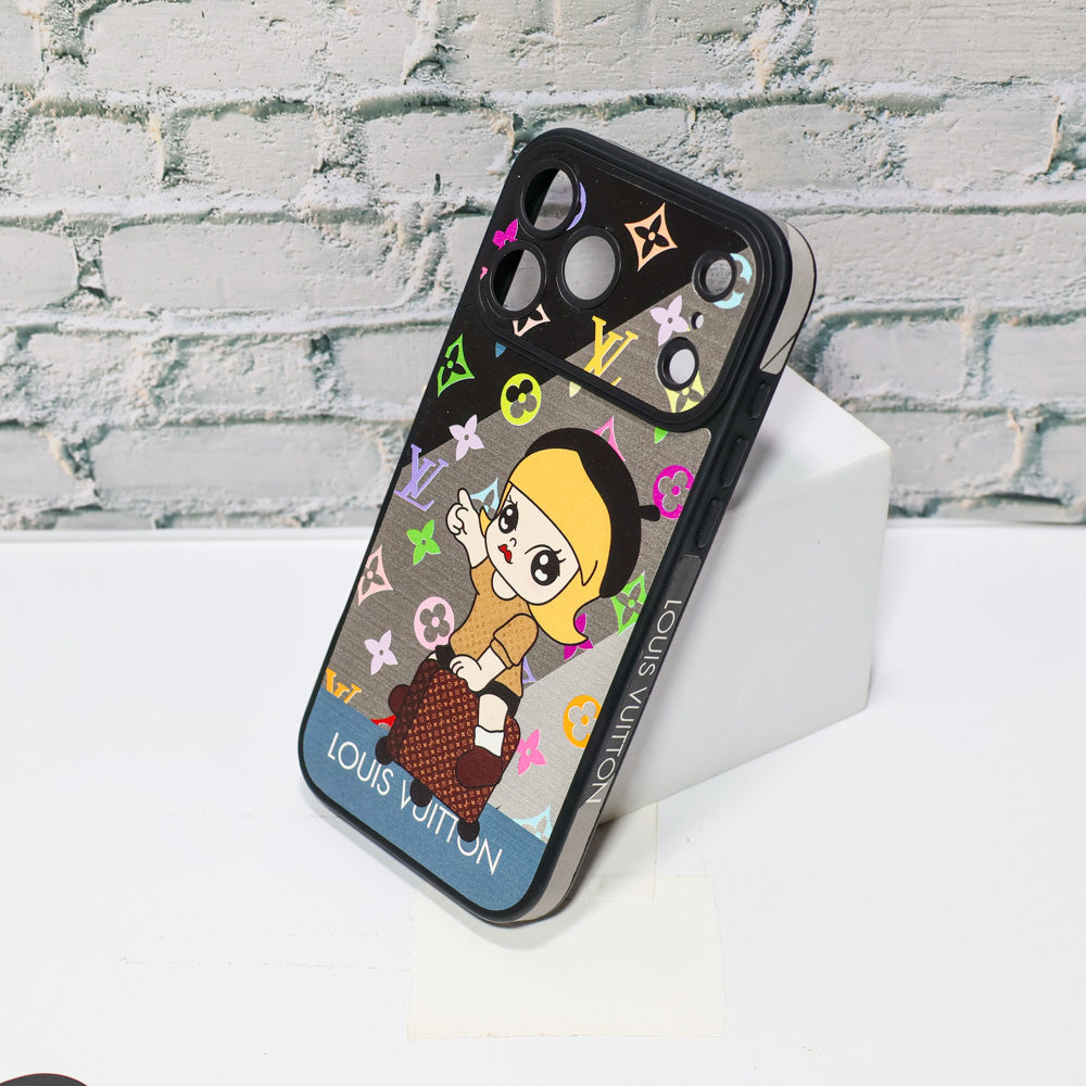 Luxury Monogram Anime Style Case for iPhone 13-18 Pro & Pro Max