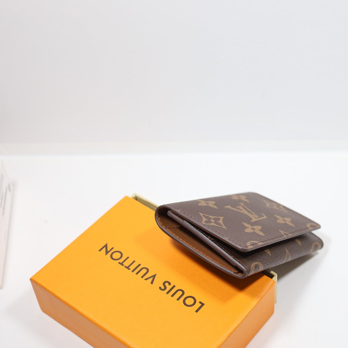 Luxury Brand Brown Monogram Wallet Card Holder