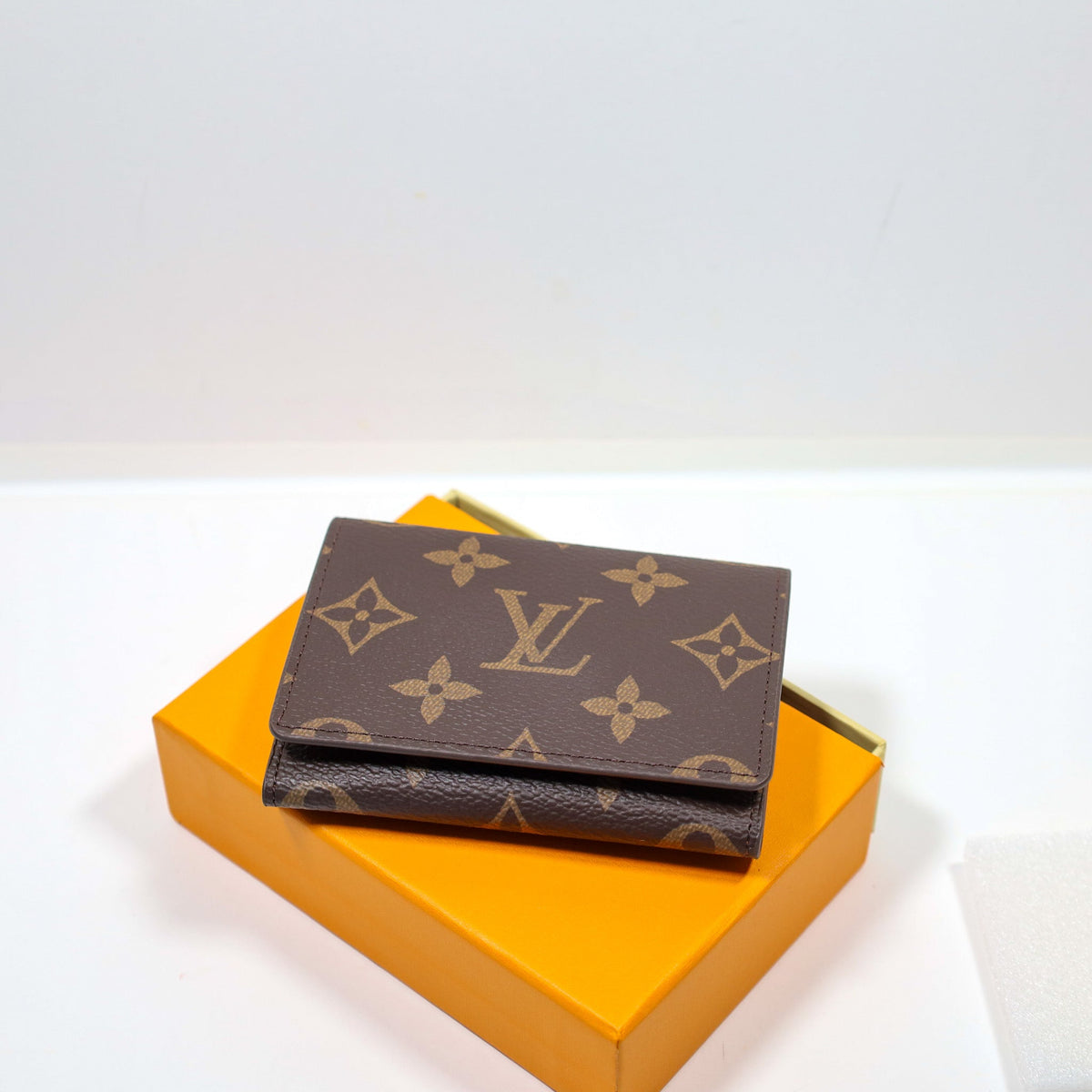 Luxury Brand Brown Monogram Wallet Card Holder