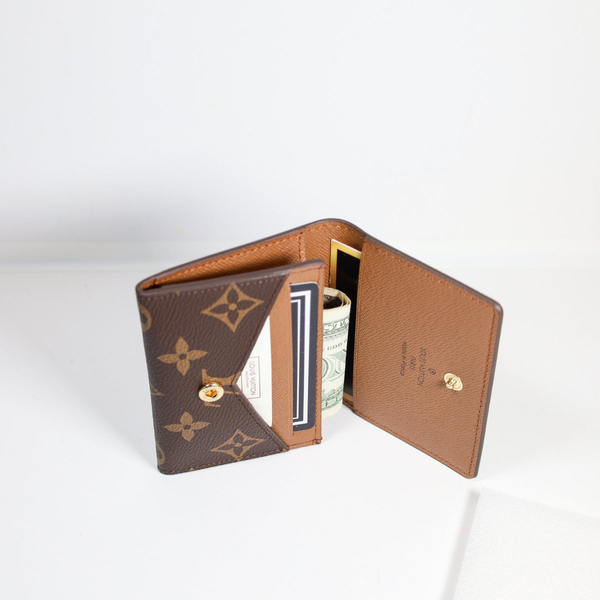 Luxury Brand Brown Monogram Wallet Card Holder