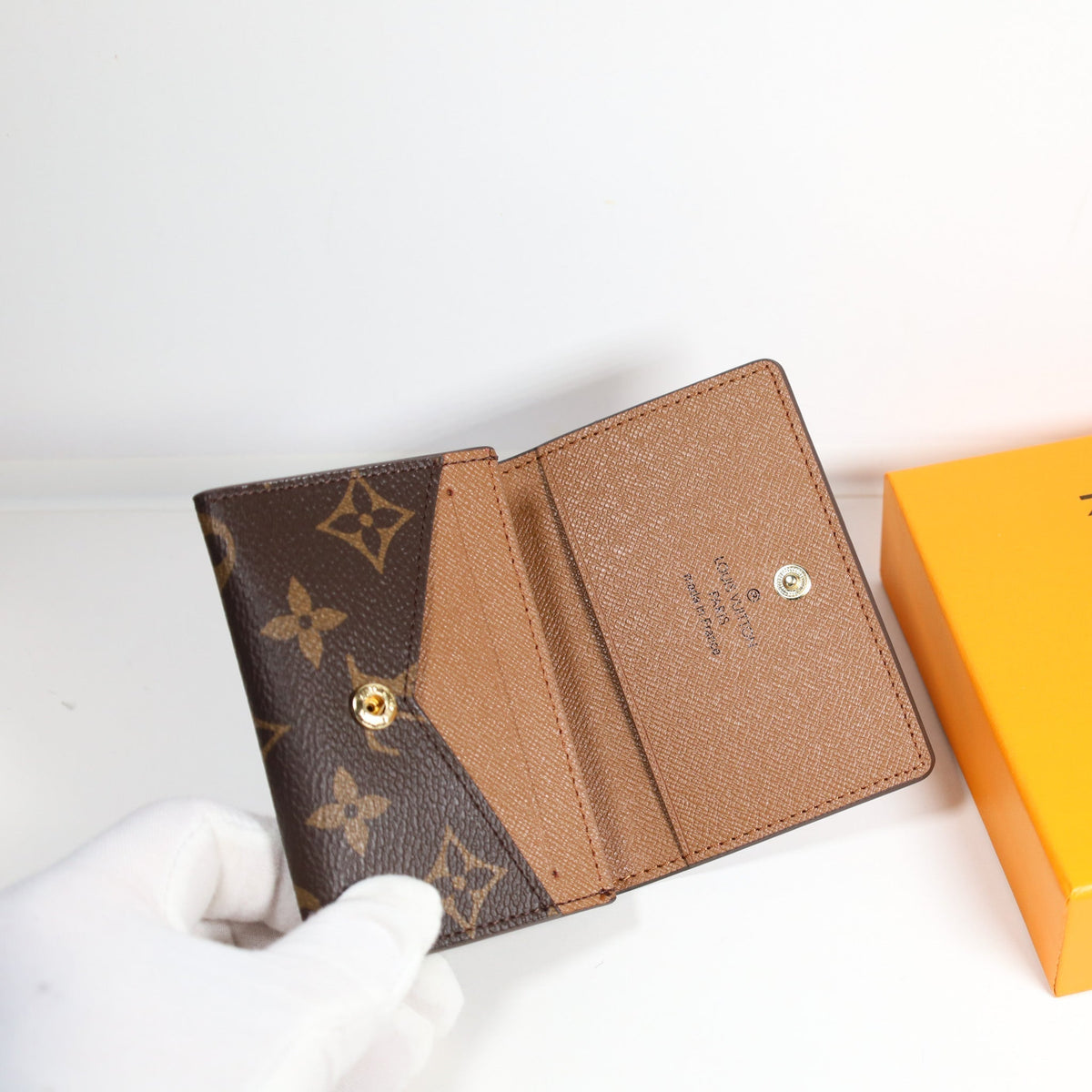 Luxury Brand Brown Monogram Wallet Card Holder