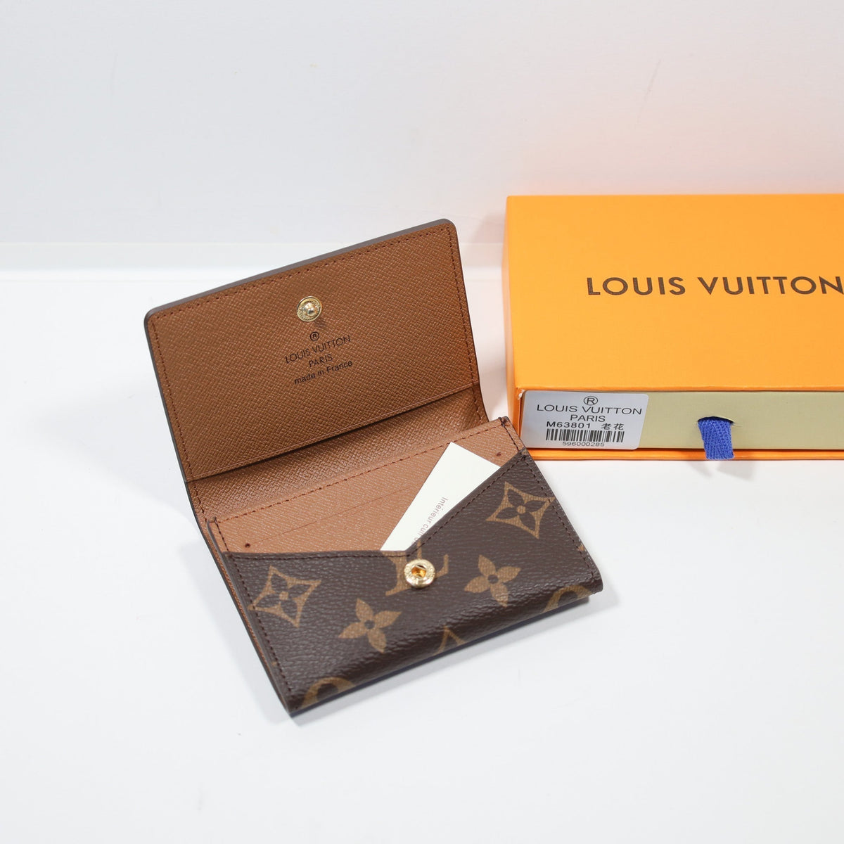 Luxury Brand Brown Monogram Wallet Card Holder