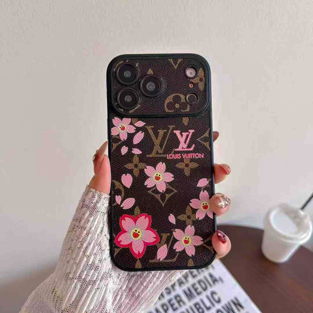 LV with Character Collaboration Phone Case for iPhone 14-18 Pro & Pro Max