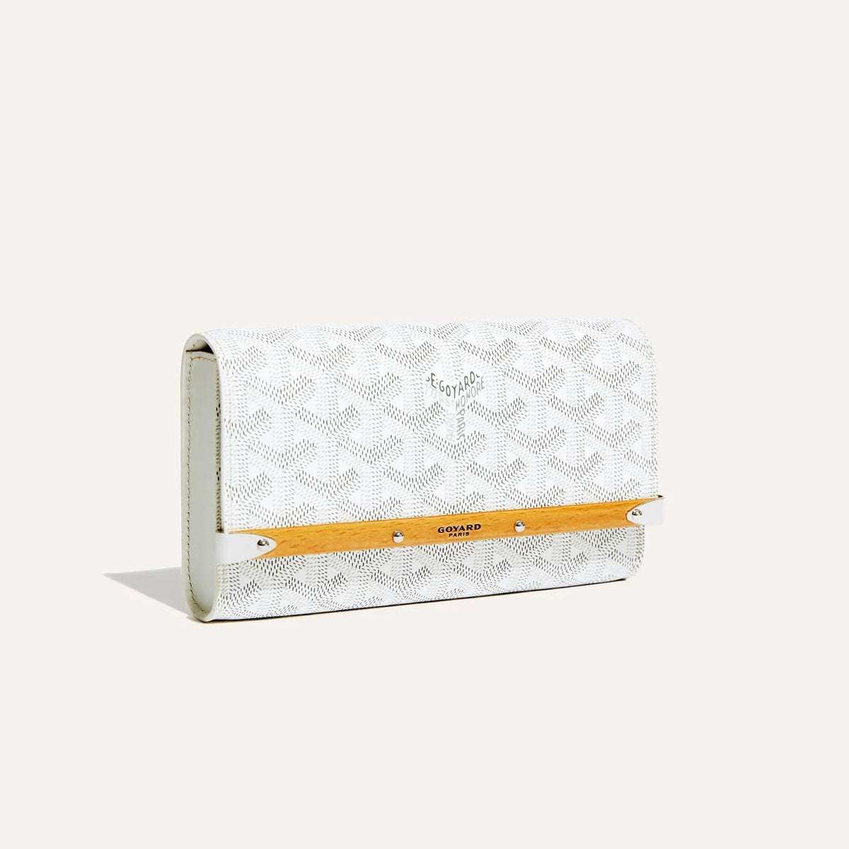 Goyardine Canvas & Vauzelles Calfskin Yellow Cotton Lining