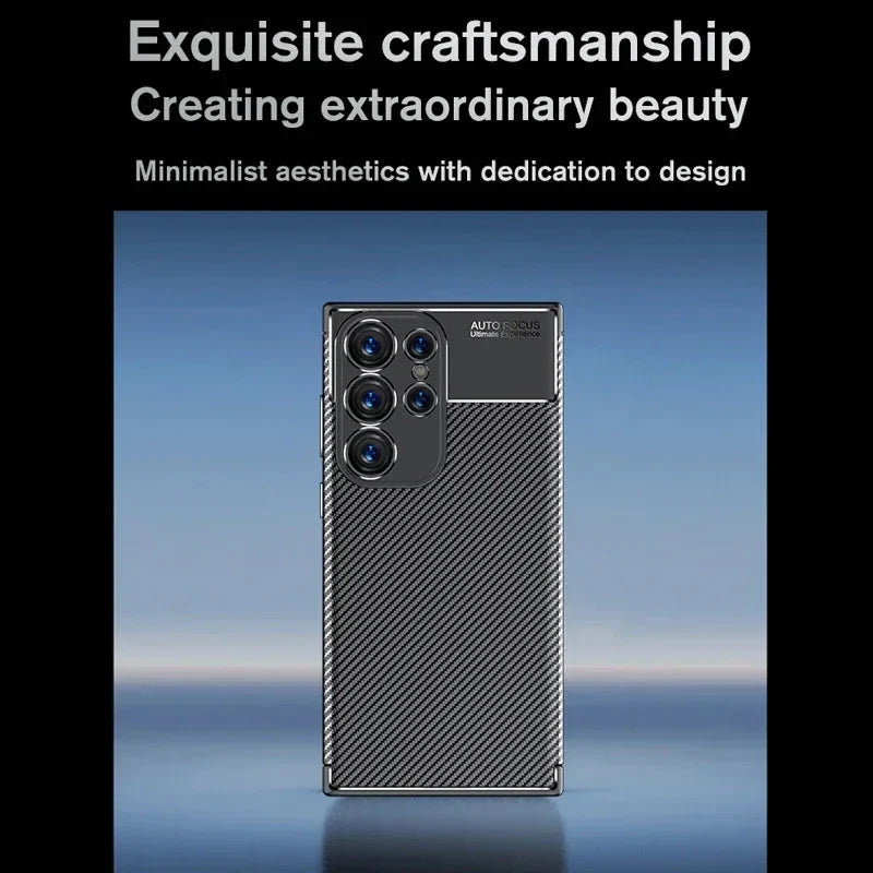 Soft shell Fibre Case For Samsung Galaxy S25 / S24 THEROXYMOB