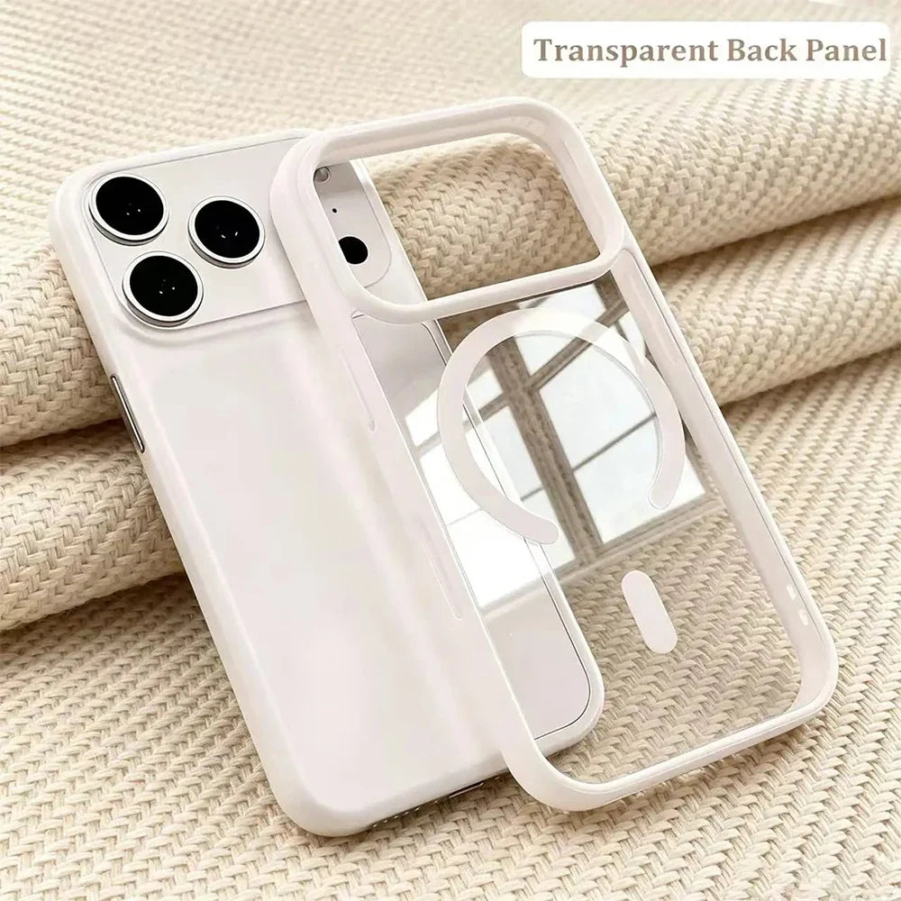 Aero Frame Max™ - Luxury Magnetic Transparent Case for iPhone 13-18