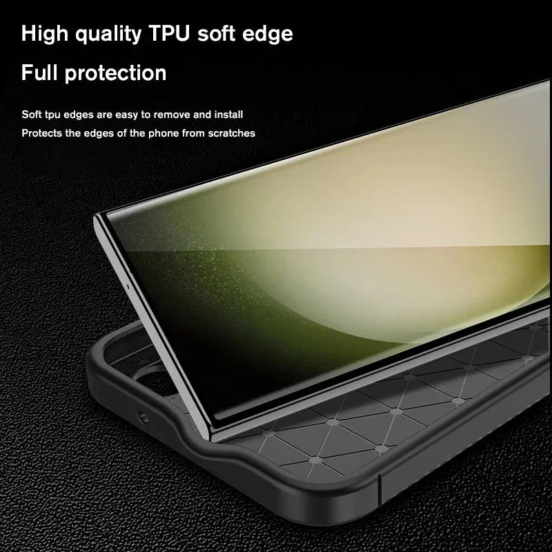 Soft shell Fibre Case For Samsung Galaxy S25 / S24 THEROXYMOB