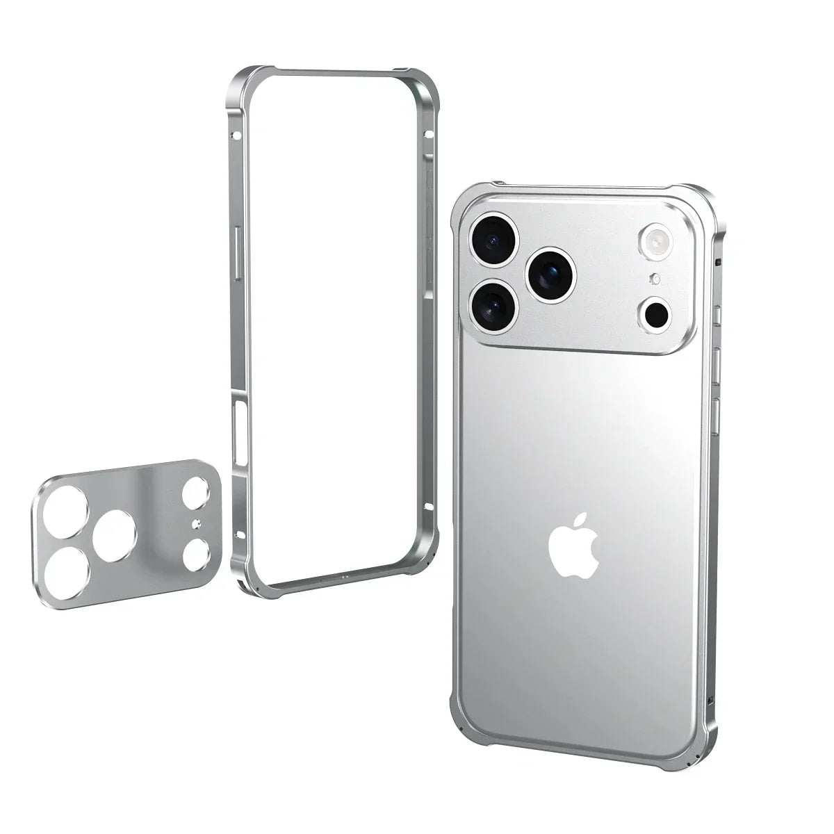 Metal Bumper Case Alloy Lens Strong Anti-Fall Heat Dissipation Cover For iPhone