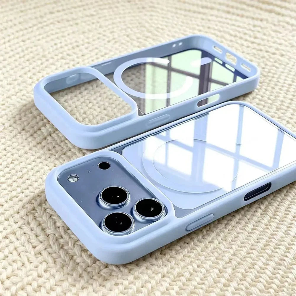 Aero Frame Max™ - Luxury Magnetic Transparent Case for iPhone 13-18