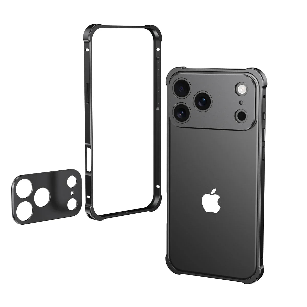 Metal Bumper Case Alloy Lens Strong Anti-Fall Heat Dissipation Cover For iPhone