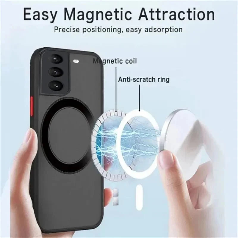 Magnet Matte Case For Samsung Galaxy S24-S23 Series CaseSpot