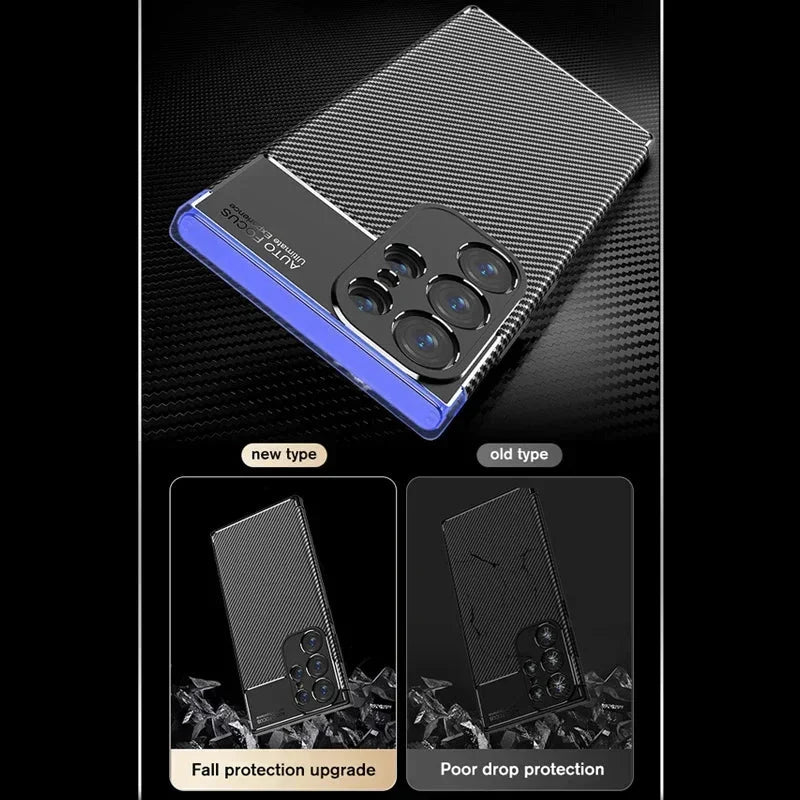 Soft shell Fibre Case For Samsung Galaxy S25 / S24 THEROXYMOB