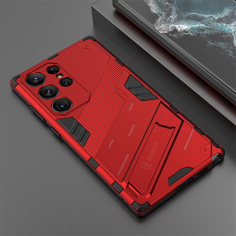 Case Shockproof Kickstand Magnet Armor Phone Cases For Samsung s24 / S23 Luxury_Covers
