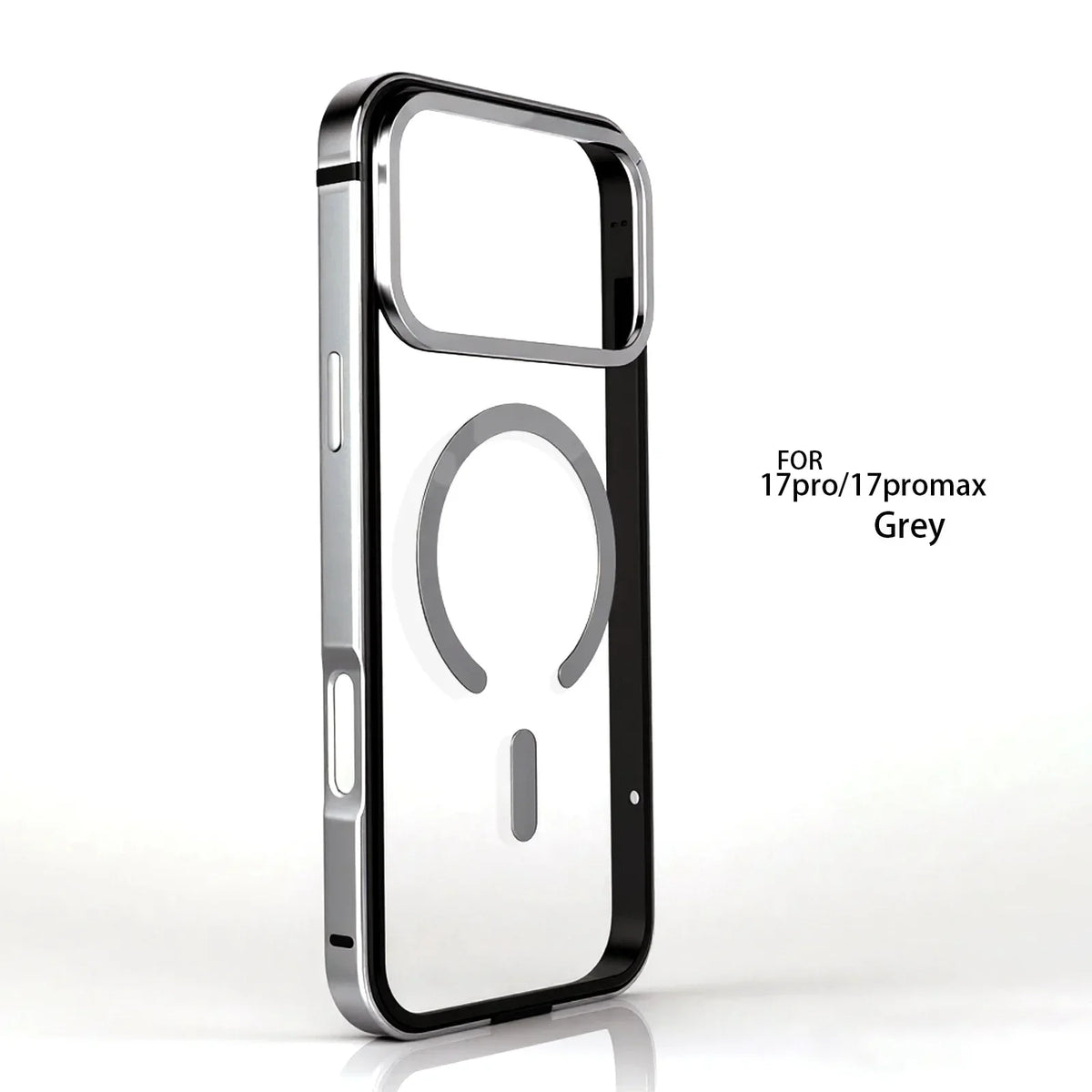 Metal Frame Phone Case Magnetic Charging HD For iPhone 17-18 Pro & Pro Max