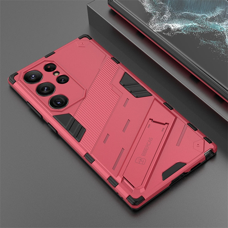 Case Shockproof Kickstand Magnet Armor Phone Cases For Samsung s24 / S23 Luxury_Covers