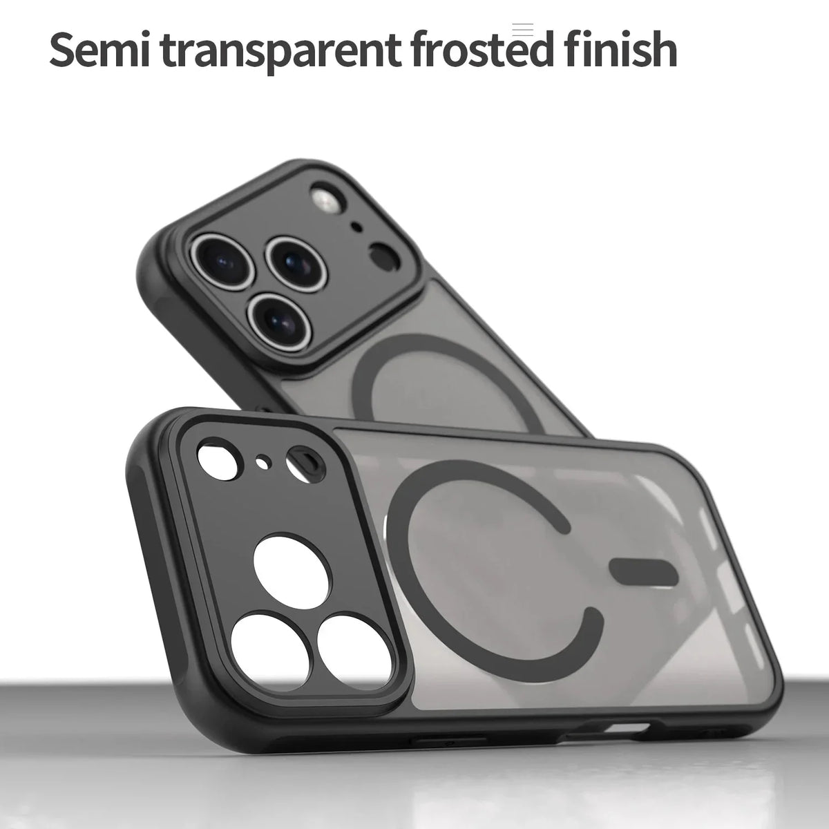 Shockproof Skin feel Matte Translucent Magnetic Case For iPhone 17 /16 /15 /14 THEROXYMOB