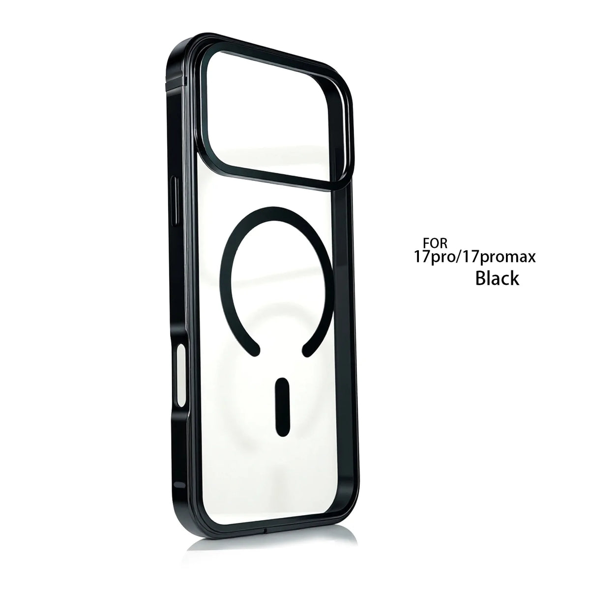 Metal Frame Phone Case Magnetic Charging HD For iPhone 17-18 Pro & Pro Max