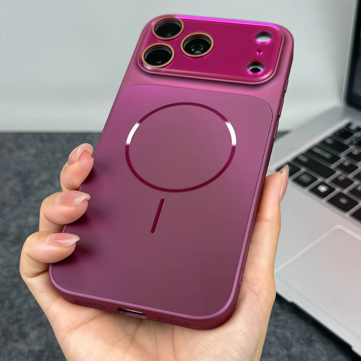 Magsafe Plating  Protection Shockproof Case for iPhone 18 17 16 15
