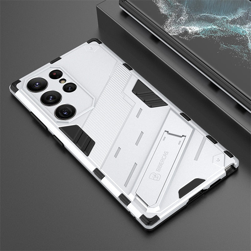 Case Shockproof Kickstand Magnet Armor Phone Cases For Samsung s24 / S23 Luxury_Covers