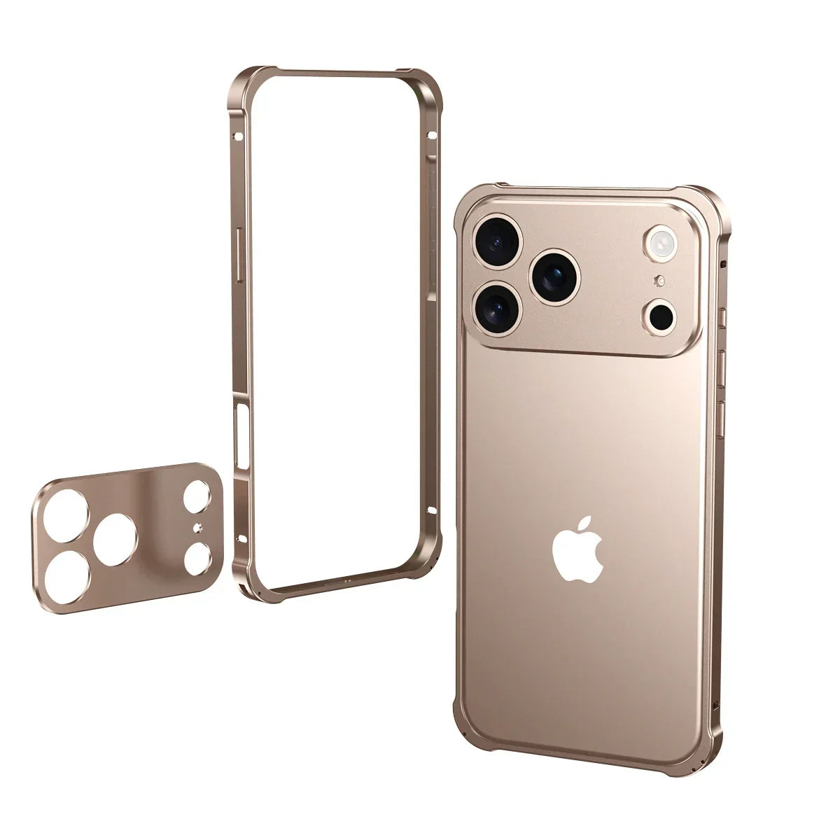 Metal Bumper Case Alloy Lens Strong Anti-Fall Heat Dissipation Cover For iPhone