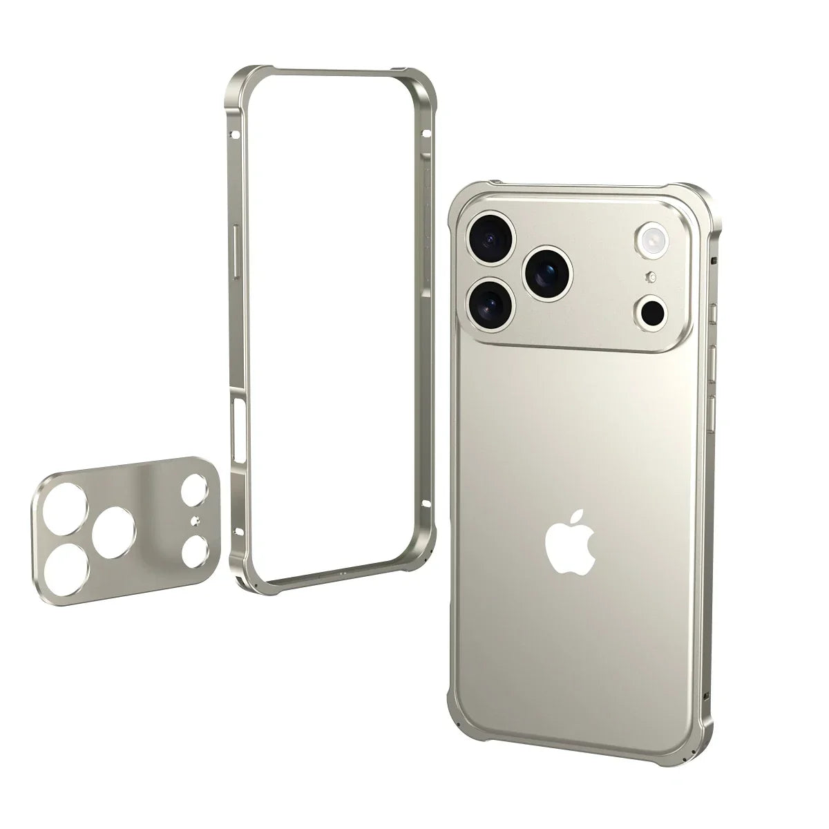Metal Bumper Case Alloy Lens Strong Anti-Fall Heat Dissipation Cover For iPhone
