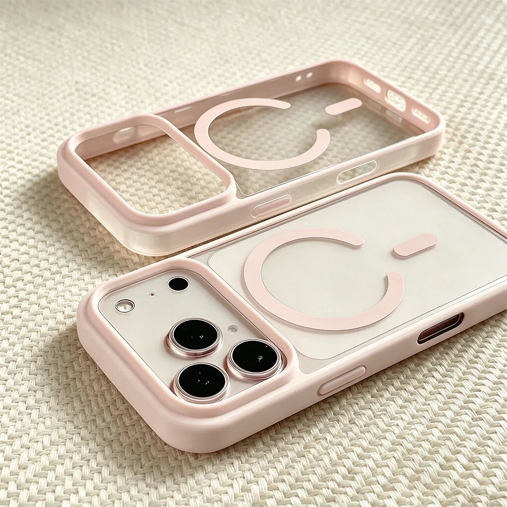 Aero Frame Max™ - Luxury Magnetic Transparent Case for iPhone 13-18