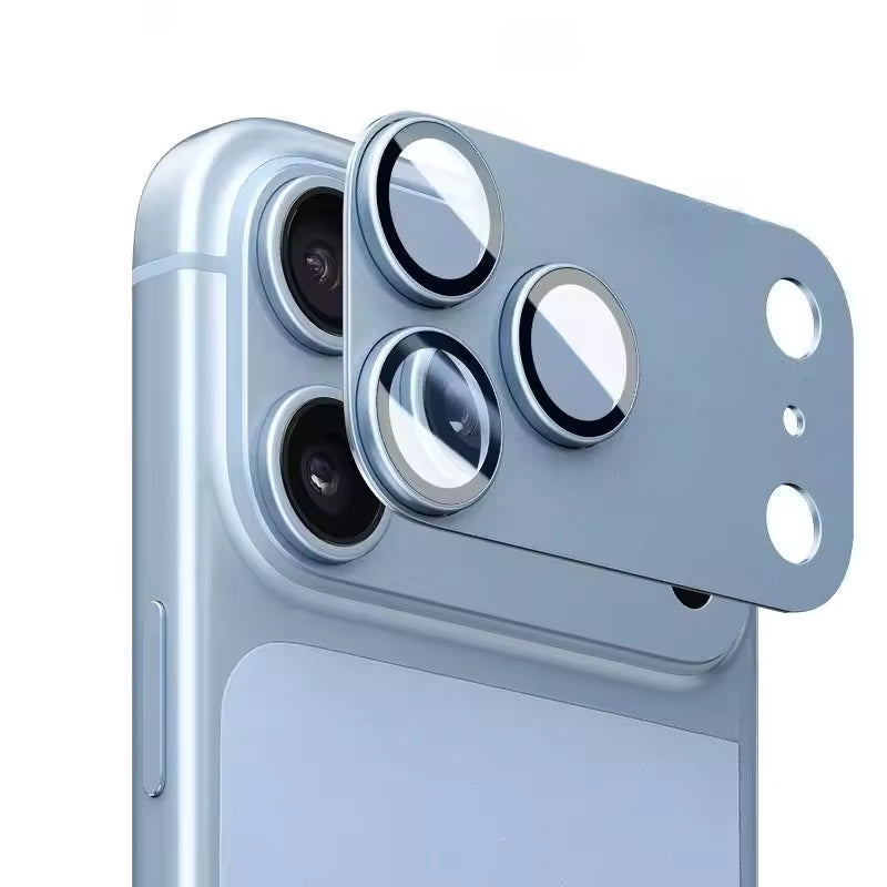 Full Coverage Frosted Metal Lens Protector For iPhone 12-18 Pro & Pro Max