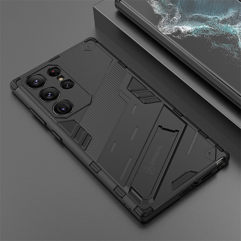 Case Shockproof Kickstand Magnet Armor Phone Cases For Samsung s24 / S23 Luxury_Covers