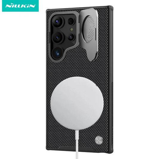 Magsafe Case Nillkin Textured Nylon Fiber Magnetic CaseFor Samsung  S24 Series CaseSpot