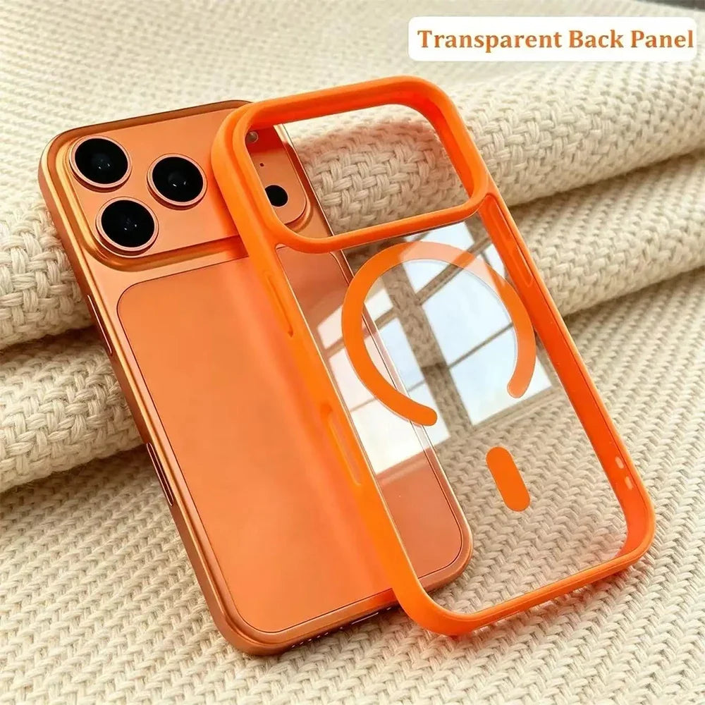 Aero Frame Max™ - Luxury Magnetic Transparent Case for iPhone 13-18