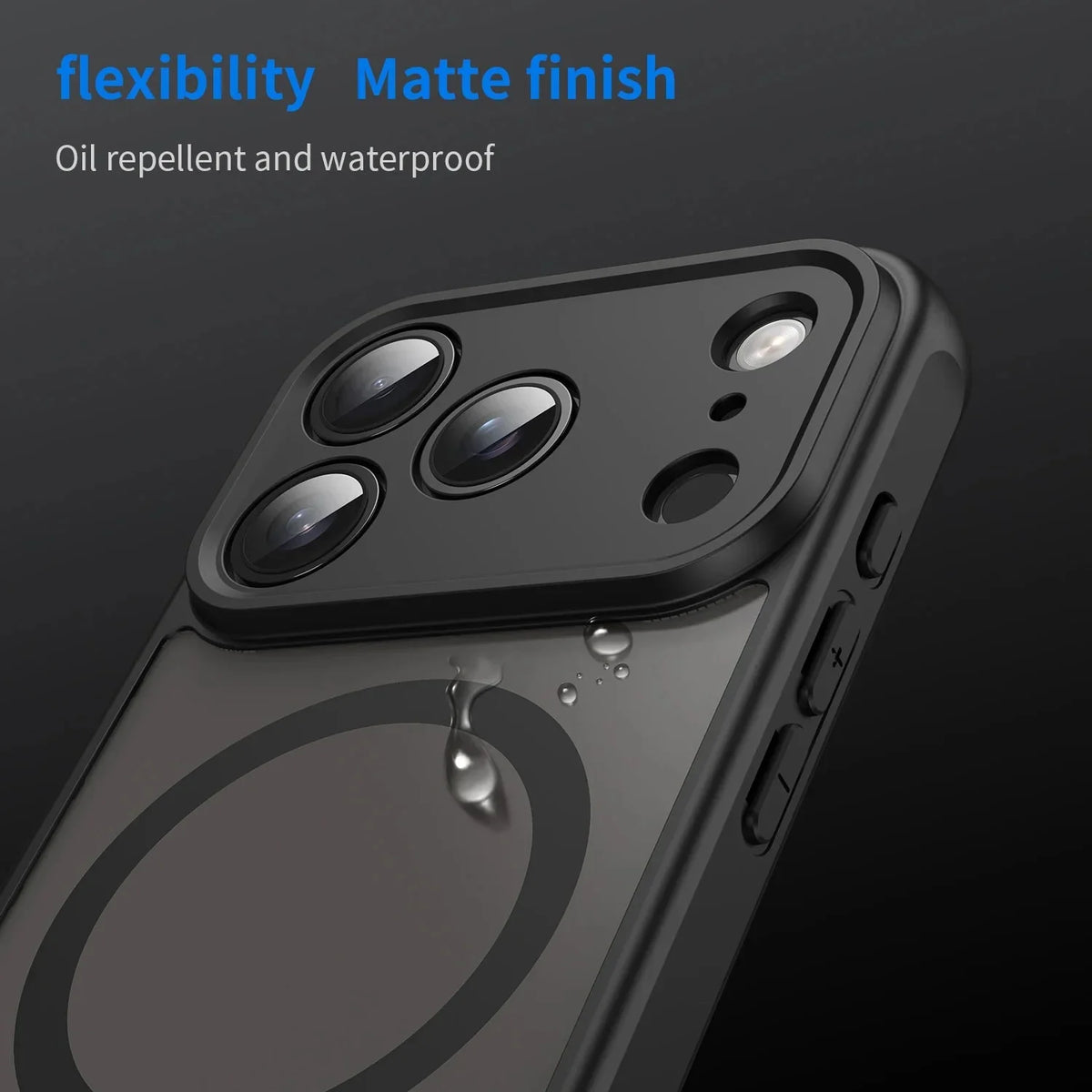 Shockproof Skin feel Matte Translucent Magnetic Case For iPhone 17 /16 /15 /14 THEROXYMOB