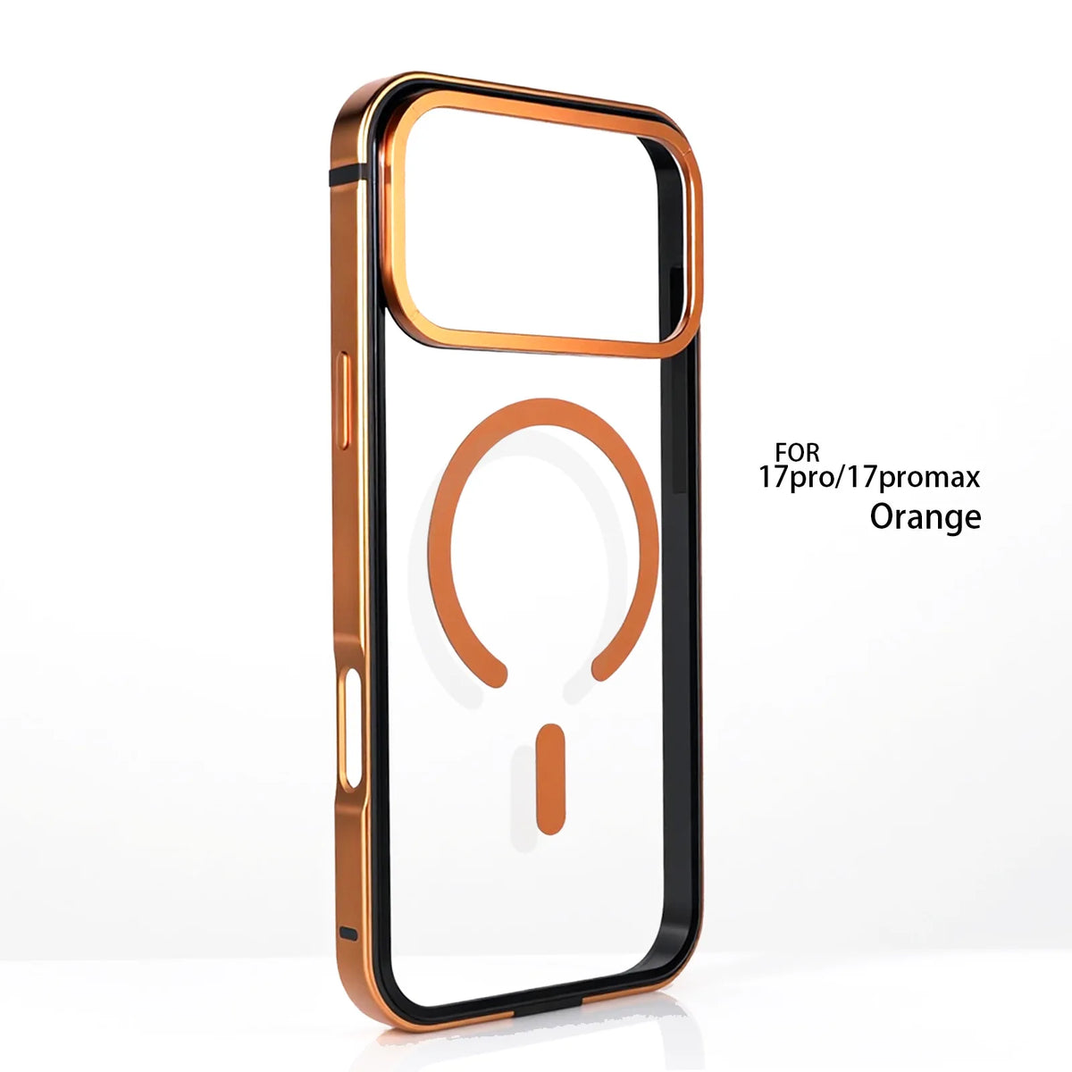Metal Frame Phone Case Magnetic Charging HD For iPhone 17-18 Pro & Pro Max