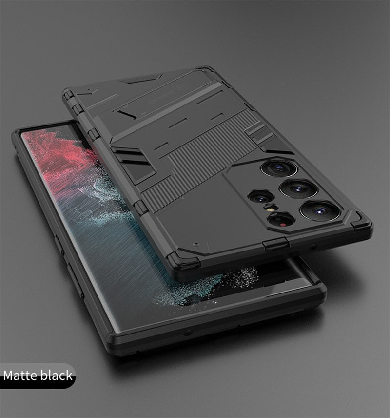 Case Shockproof Kickstand Magnet Armor Phone Cases For Samsung s24 / S23 Luxury_Covers