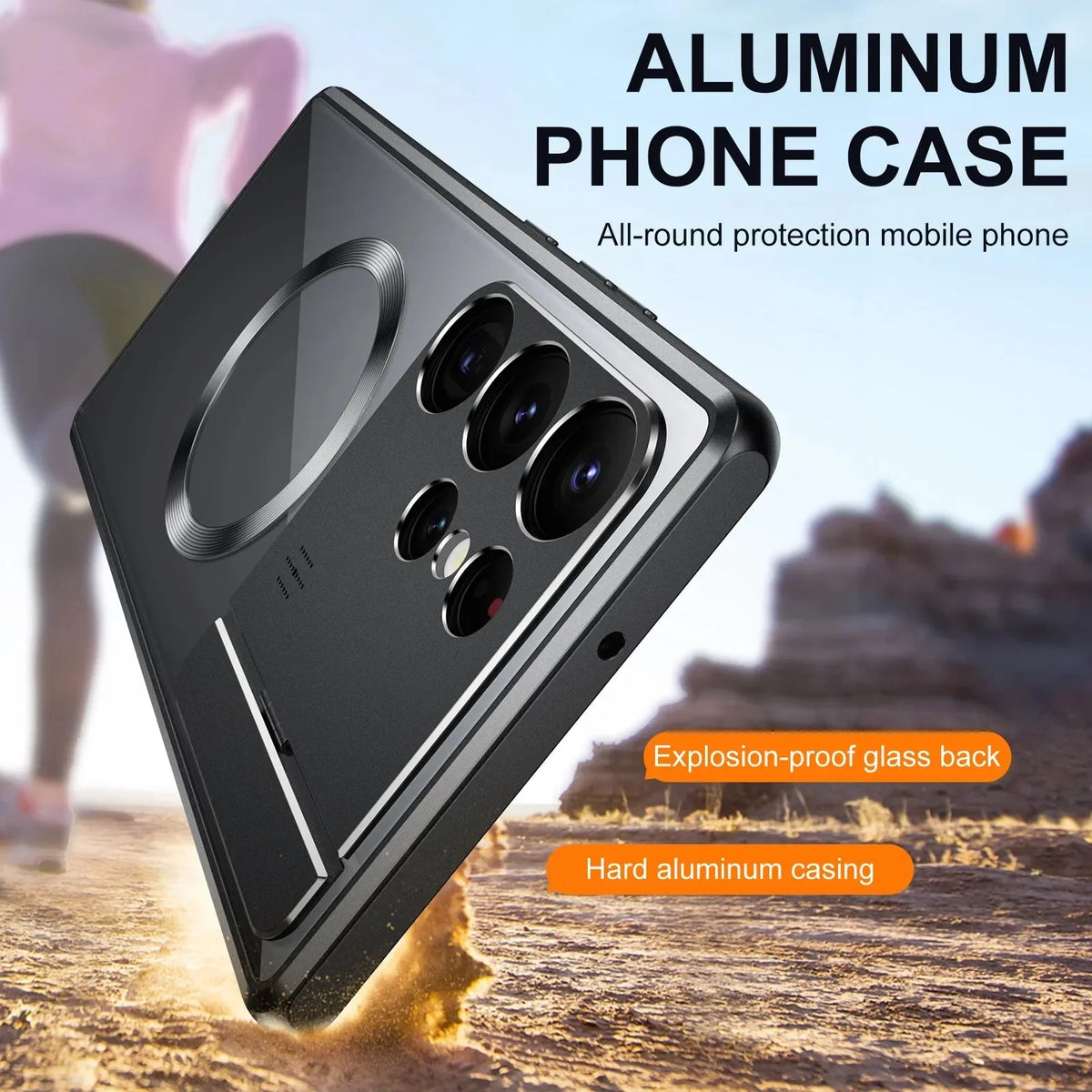 Magnetic Magsafe Case Metal Aluminum For Samsung S24 Series CaseSpot