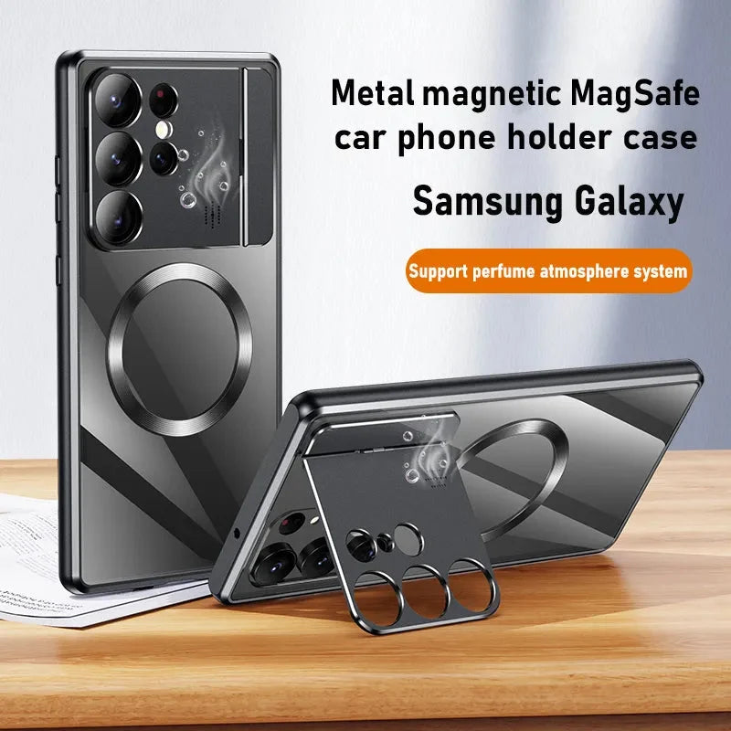 Magnetic Magsafe Case Metal Aluminum For Samsung S24 Series CaseSpot