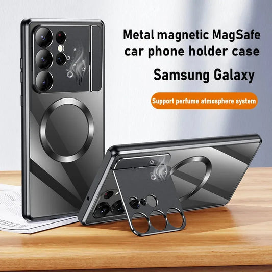 Magnetic Magsafe Case Metal Aluminum For Samsung S24 Series CaseSpot