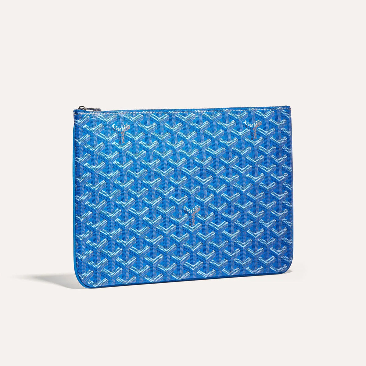 Designer GYD Green Monogram Portfolio Clutch