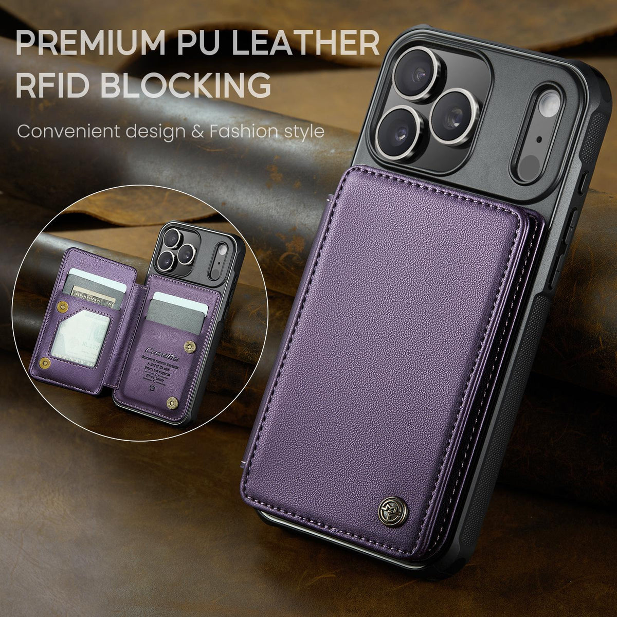 Card Slots Holder Phone Case For iPhone 13-18 Pro & Pro Max