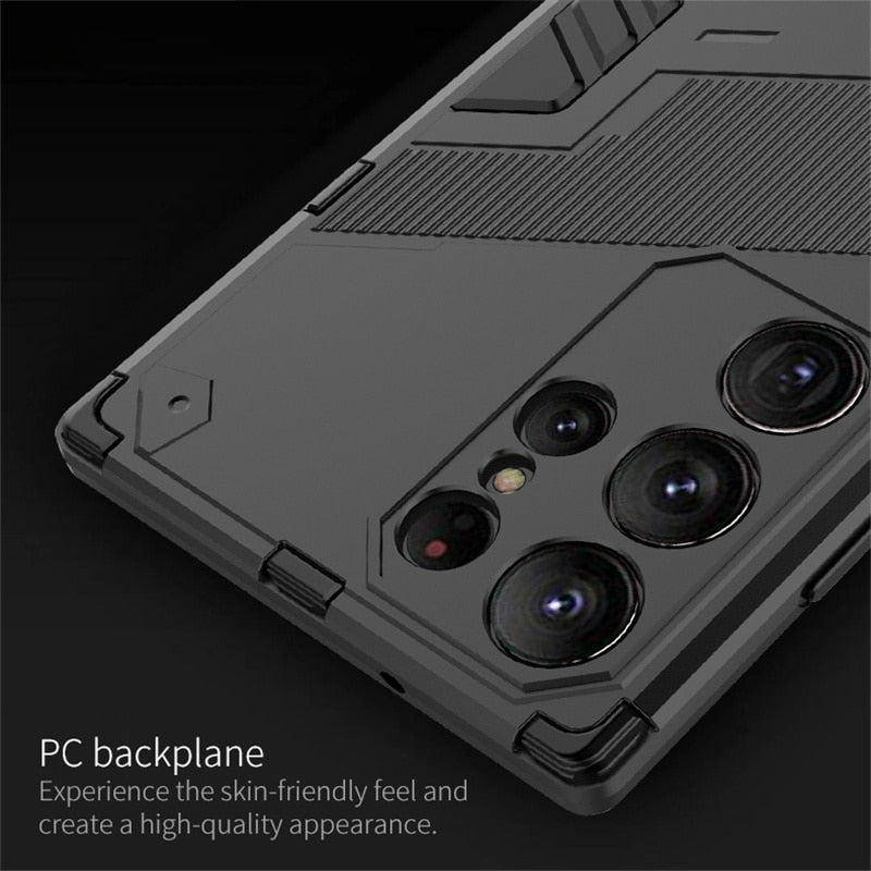Case Shockproof Kickstand Magnet Armor Phone Cases For Samsung s24 / S23 Luxury_Covers