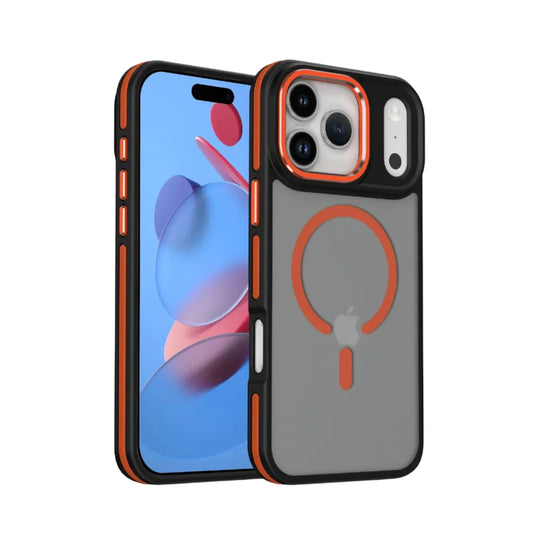 Matte Translucent Shockproof Magnetic Case For iPhone 12-18 Pro & Pro Max