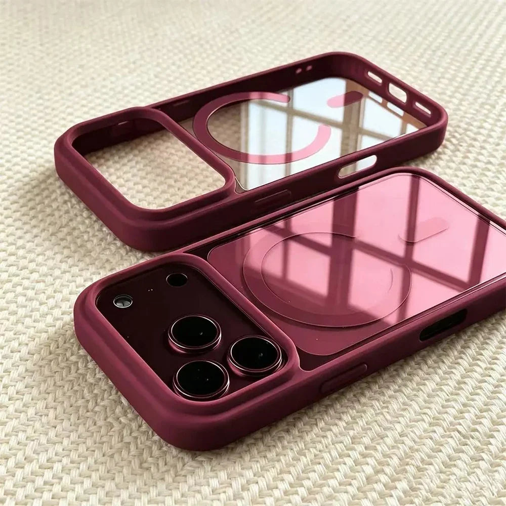 Aero Frame Max™ - Luxury Magnetic Transparent Case for iPhone 13-18
