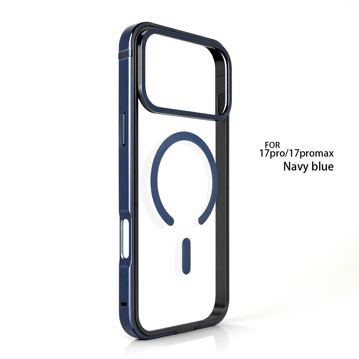 Metal Frame Phone Case Magnetic Charging HD For iPhone 17-18 Pro & Pro Max