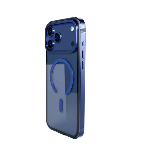 Metal Frame Phone Case Magnetic Charging HD For iPhone 17-18 Pro & Pro Max