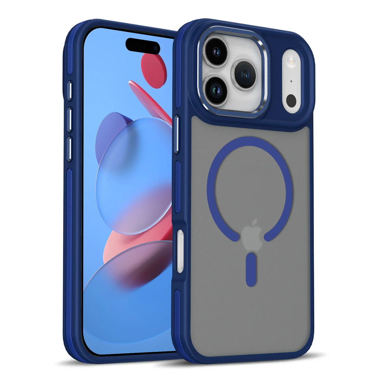 Matte Translucent Shockproof Magnetic Case For iPhone 12-18 Pro & Pro Max