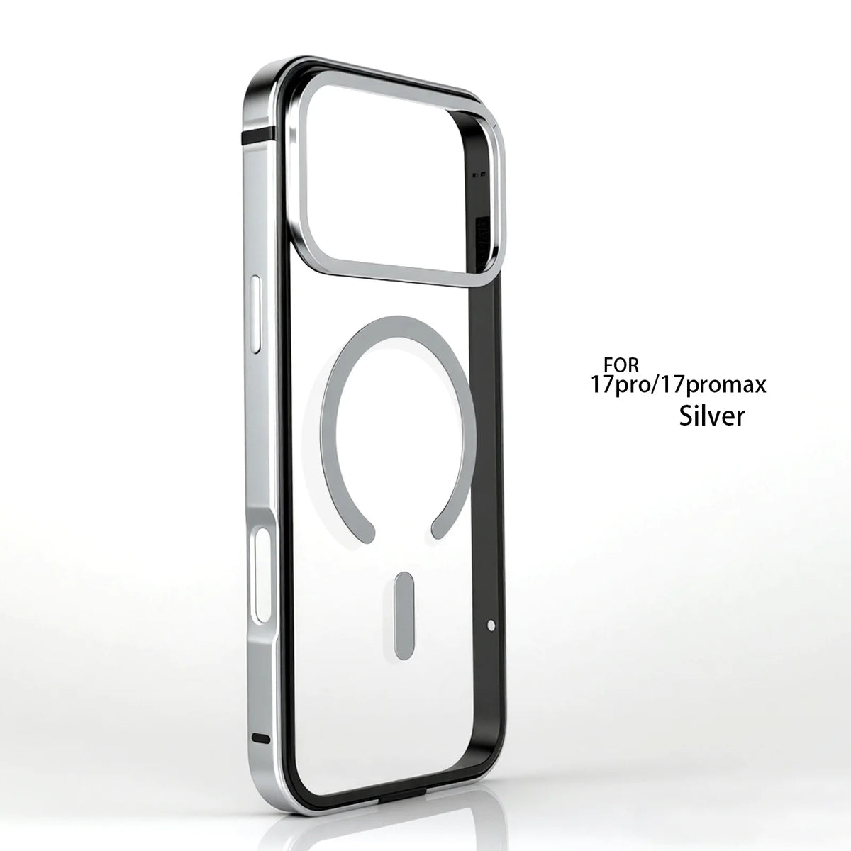 Metal Frame Phone Case Magnetic Charging HD For iPhone 17-18 Pro & Pro Max