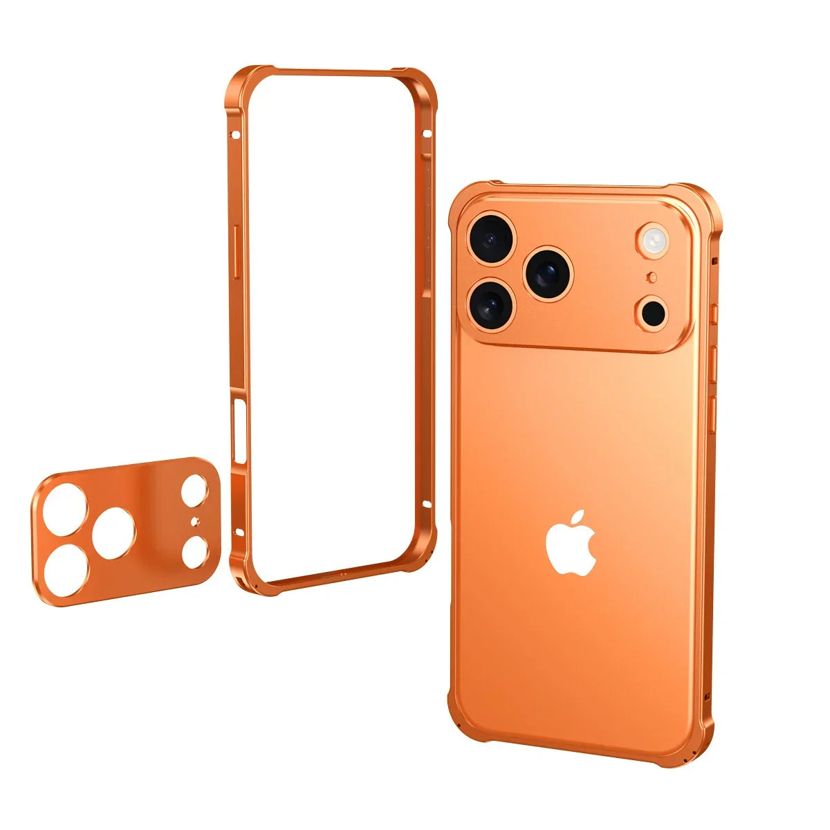 Metal Bumper Case Alloy Lens Strong Anti-Fall Heat Dissipation Cover For iPhone