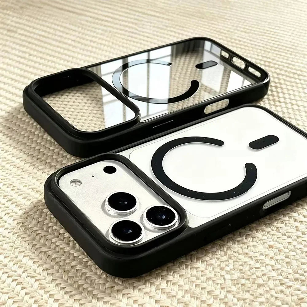 Aero Frame Max™ - Luxury Magnetic Transparent Case for iPhone 13-18