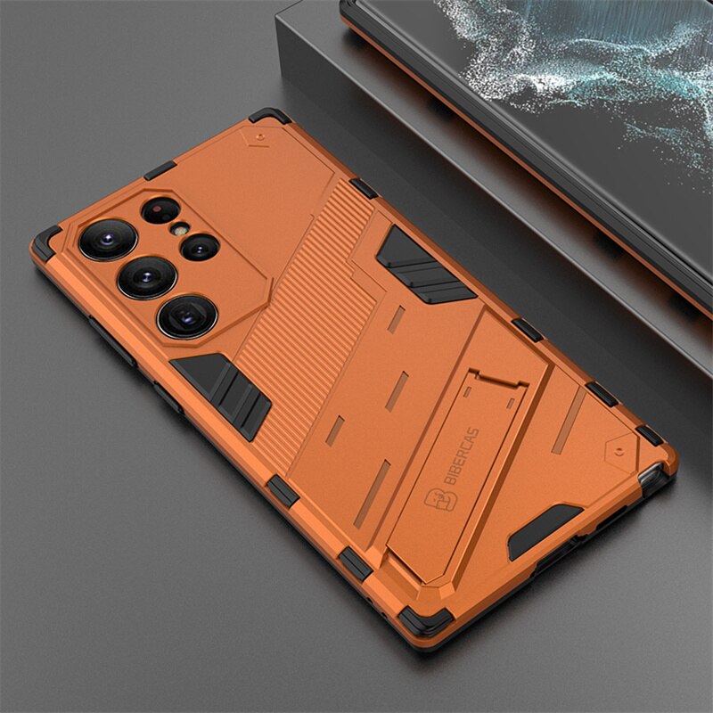 Case Shockproof Kickstand Magnet Armor Phone Cases For Samsung s24 / S23 Luxury_Covers