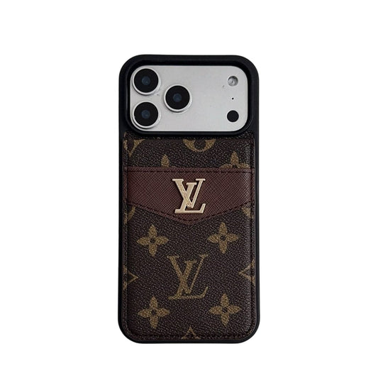 Louis Vuitton Card Holder Case For iPhone 12-18 Pro & Pro Max