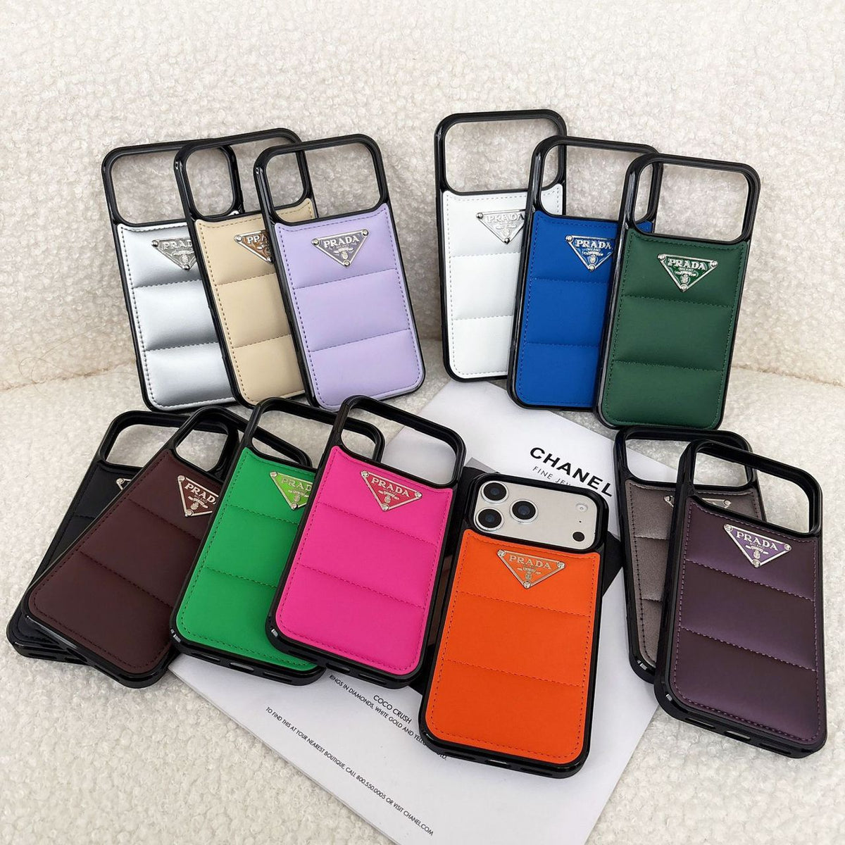 Luxury Prada Phone Case For iPhone 13-18 Pro & Pro Max